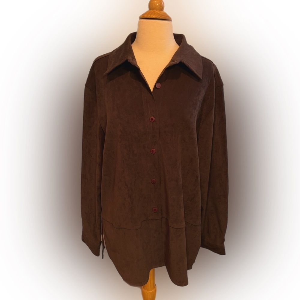 Croft & Barrow Brown Button Down Shirt‎